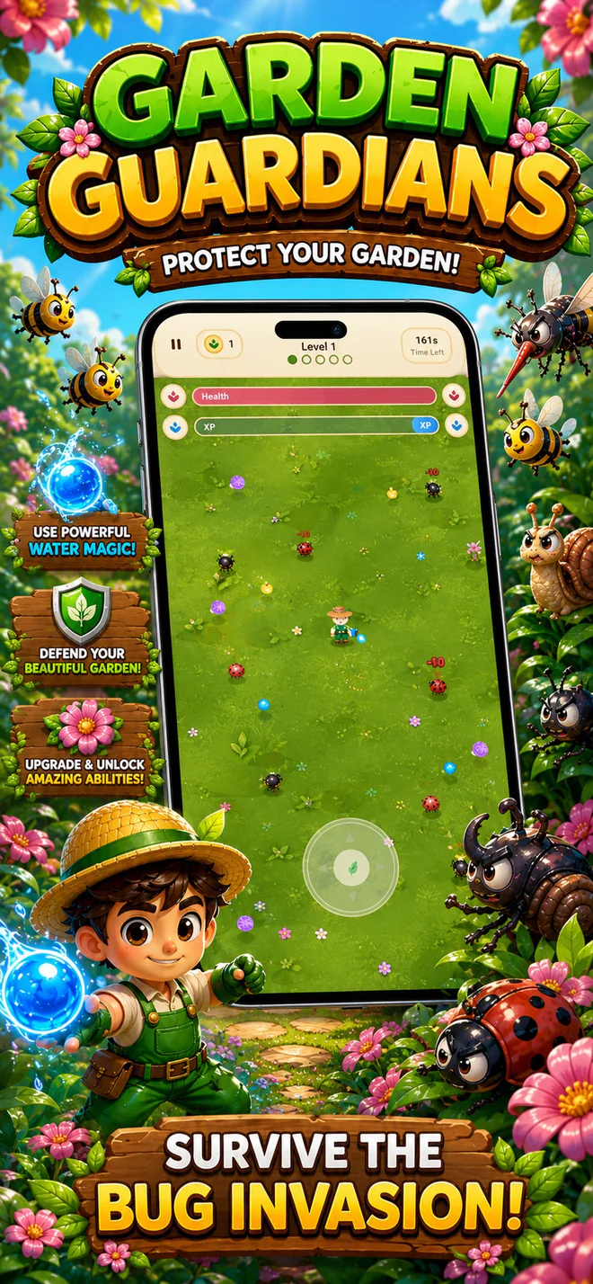 Garden Guardians app screen