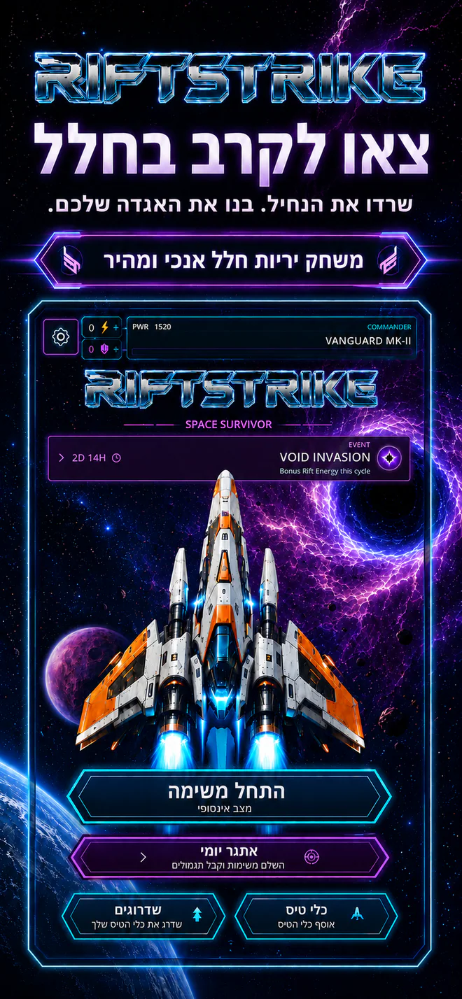 צילום מסך של RIFTSTRIKE